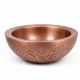Antique Copper Bathroom Basin With Subtle Handcrafted Details
